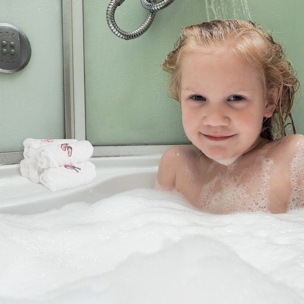 Set 5 khăn lau mặt mềm mại cho bé