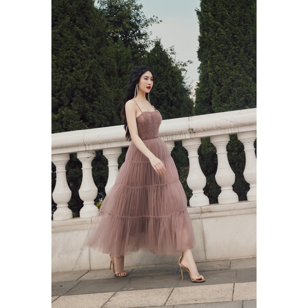 Đầm maxi dreamy lace HUONG BOUTIQUE HBLOVE356