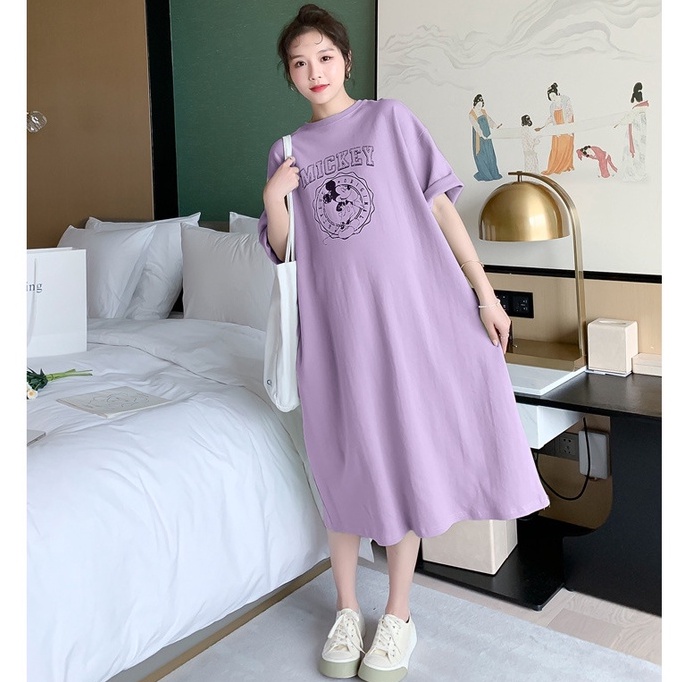 Đầm Váy Bộ Quần Áo Thiết Kế Công Sở Vải Poly Đi Chơi Làm Dạo Biển Ở Nhà Cho Mẹ Đang Bầu Sau Sinh Dáng Rộng Thoáng Mát