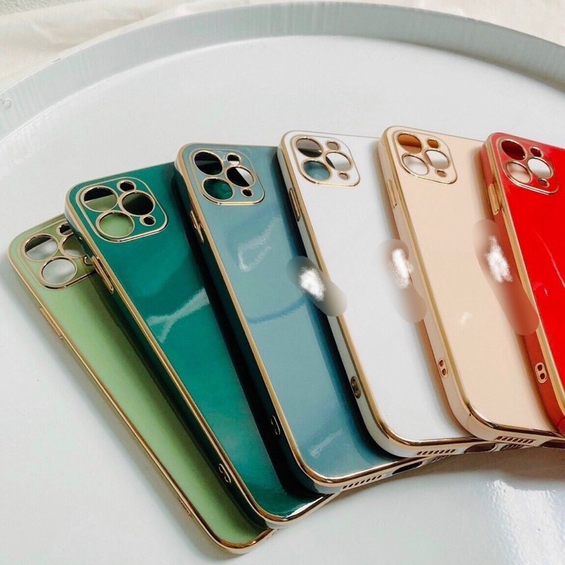 Ốp dẻo viển màu cạnh vuông iphone X/XS/XS MAX/11/11 PRO MAX/12/12 pro/12 pro max