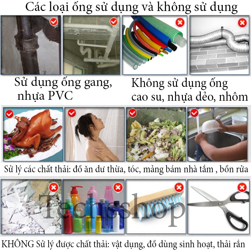 Bột Thông Tắc Bồn Cầu Cho Nhà Tắm - Thông Cống Bồn Rửa Tay Cho Nhà Bếp - Nạo Vét Cống Sàn Nắp Xanh 268gr