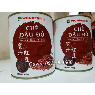 Chè Đậu Đỏ Đóng Hộp Wonderfull 900g - Thơm Ngon