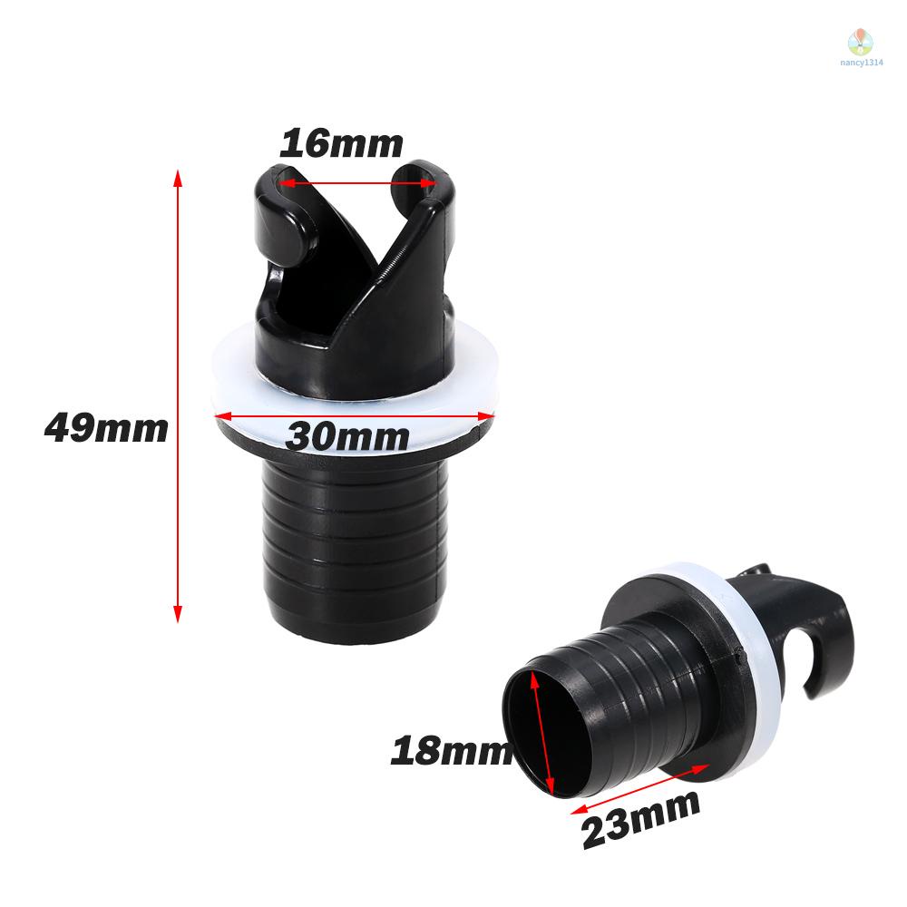 Set 2 Đầu Nối Van Bơm Hơi Thuyền Kayak Chuyên Dụng