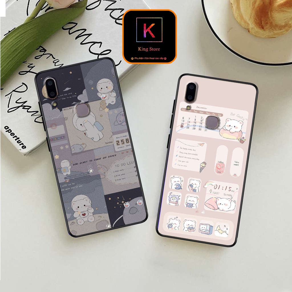 Ốp lưng Vivo V9 - Vivo Y85 - Ốp in hình thỏ con dễ thương