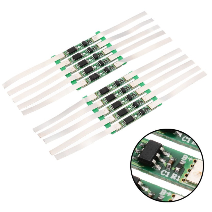 Mạch Bảo Vệ 1s 3.7v 3A Bms Cho Pin Li-ion 18650.