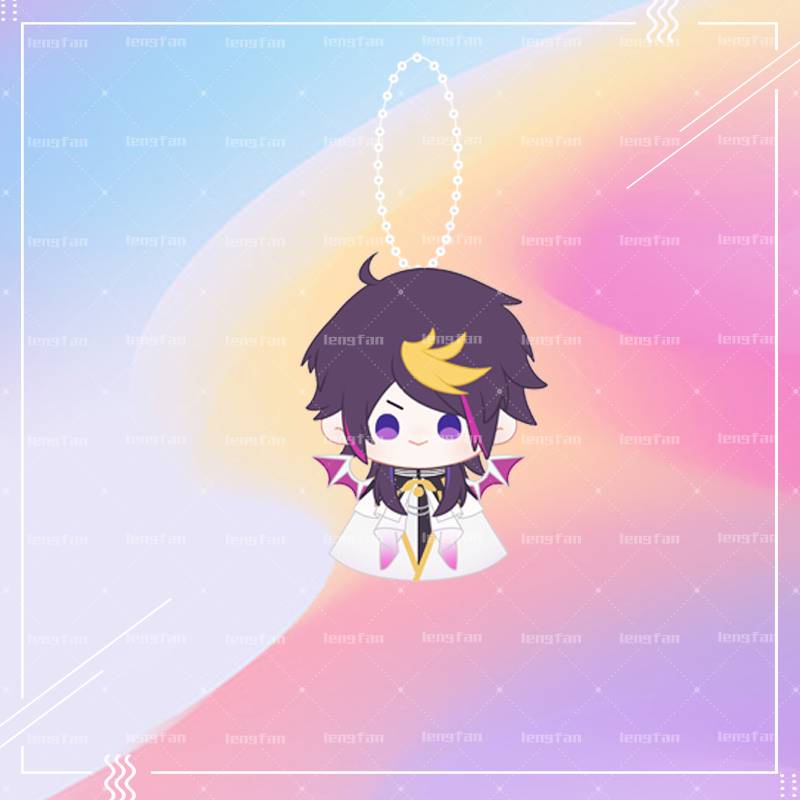 Móc Khóa Hình Thú Nhồi Bông Vox Mysta Shu Ike Luca NIJISANJI Vtuber NS3 Luxiem