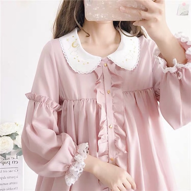 [có sẵn] Đầm / Váy Babydoll Casual Lolita