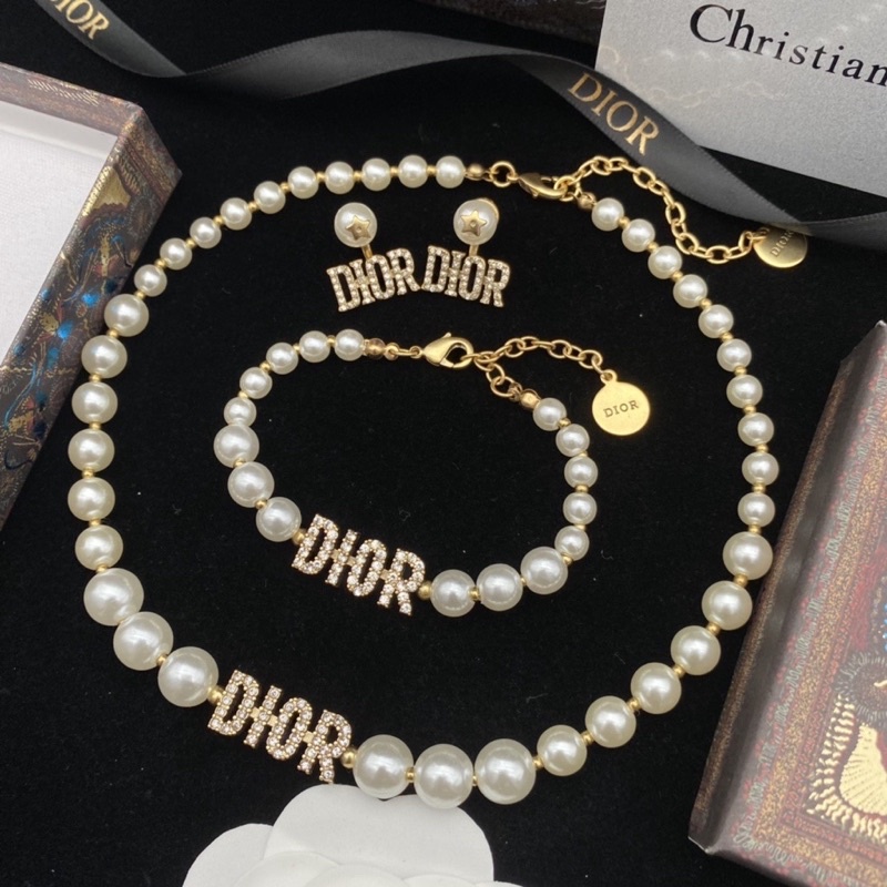 (Siêu cấp) Vòng cổ + khuyên tai nữ sang chảnh, set 3 món choker cao cấp đính đá hàng loại 1