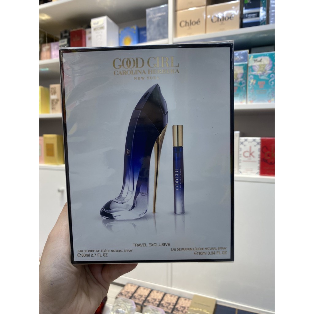 Set Carolina Herrera Good Girl Legere EDP 80ml (Guốc Trắng) - 10ml