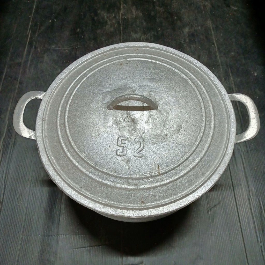 Nồi Xoong Gang Đúc Gia Truyền Cỡ Lớn Số 52 Loại 1 To và Dày