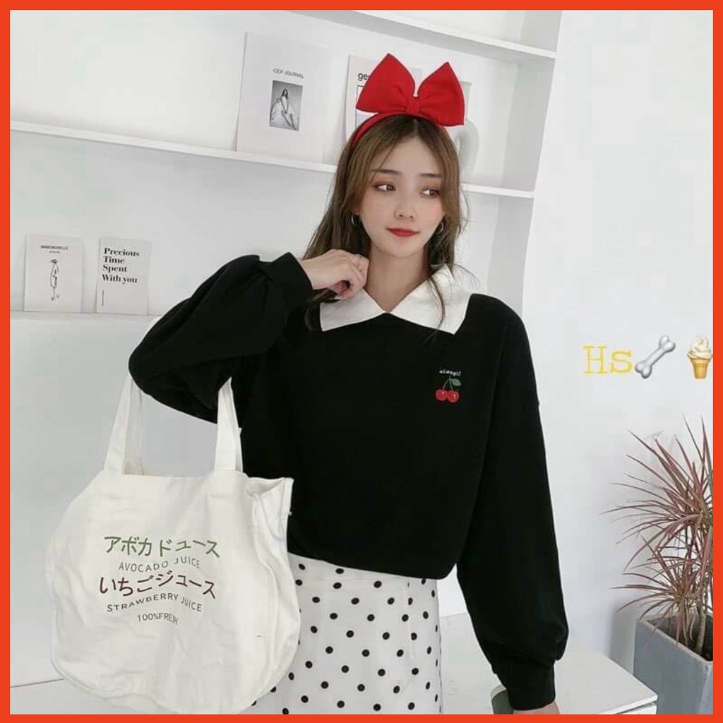 🌈𝗡𝗘𝗪 𝗔𝗥𝗥𝗜𝗩𝗔𝗟💢 Áo Khoác SWEATER Nỉ Cổ Sơmi