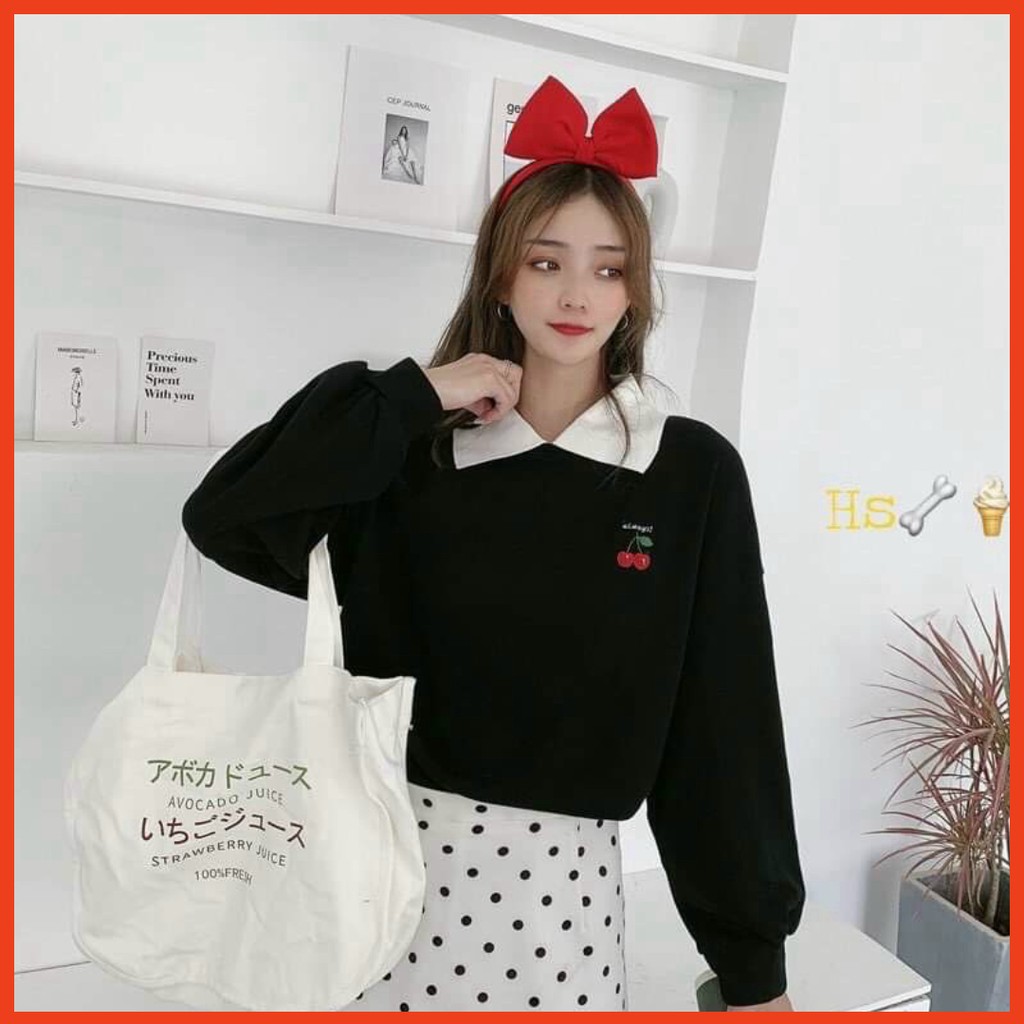 𝗡𝗘𝗪 𝗔𝗥𝗥𝗜𝗩𝗔𝗟 Áo Khoác SWEATER Nỉ Cổ Sơmi