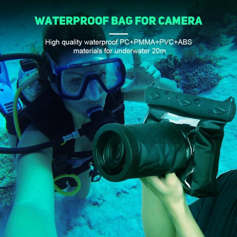 Túi chống nước bảo vệ máy ảnh Canon/ Nikon tiện dụng