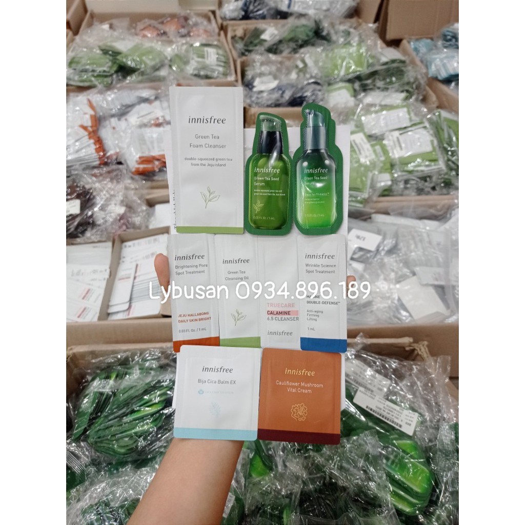 Sample Dầu Tẩy Trang Trà Xanh Innisfree Green Tea Cleansing Oil 1ml