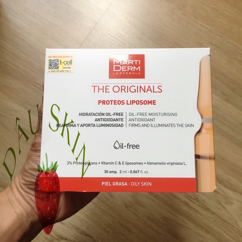 Tinh Chất Chống Oxy Hoá, Điều Tiết Bã Nhờn MartiDerm The Originals Proteos Liposome