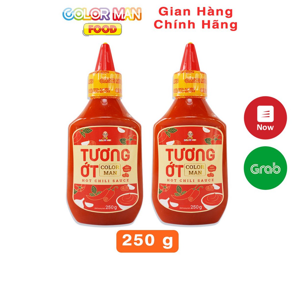 Tương Ớt Hảo Hạng Color Man Chai 250g thành phần ớt tươi đến 34% cao nhất thị trường hương tỏi và ớt lên men | BigBuy360 - bigbuy360.vn