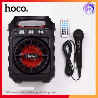 Loa thùng karaoke có led mini Hoco DS02 15W