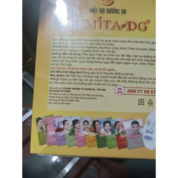 mặt nạ nha đam và trái  cây 1 bịch  10 mieng