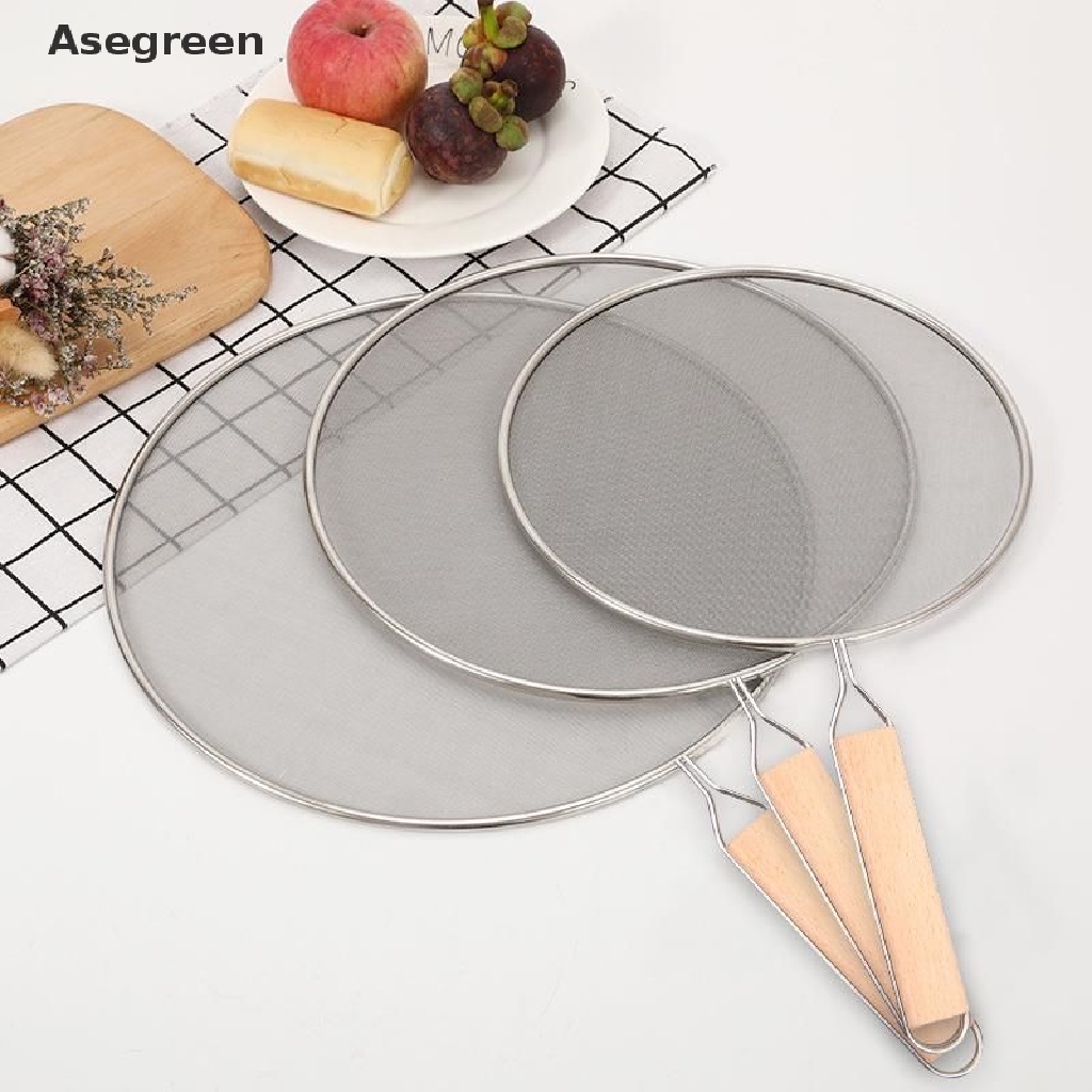 Tấm lưới inox bảo vệ chảo chiên chống dính tiện dụng dành cho nhà bếp