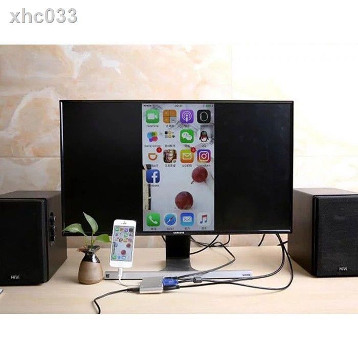 Apple Dây Cáp Chuyển Đổi Cổng Lightning Sang Vga / Hdmi Hd Cho Iphonex / 6s / 7plus / 8