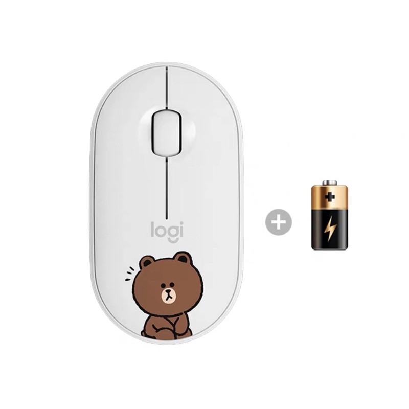 Chuột không dây bluetooth chính hãng Logitech x Line Friends