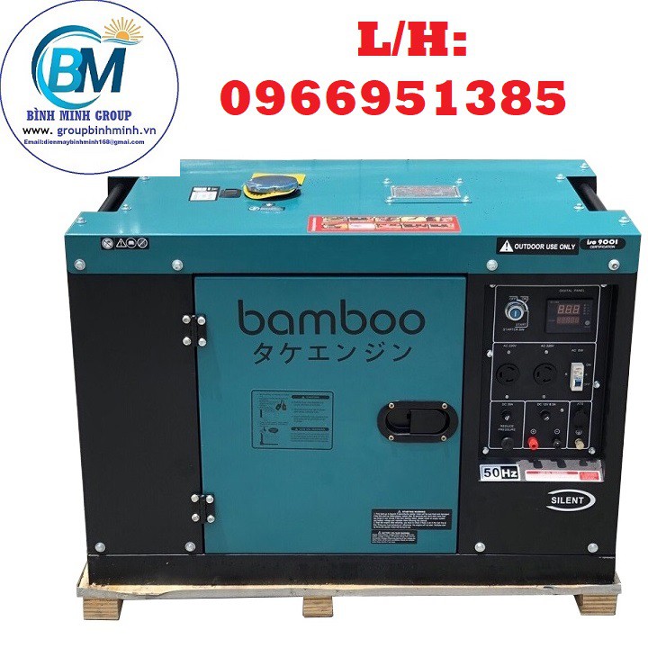 Máy Phát Điện Chạy Dầu 8kw Bamboo 9800ET