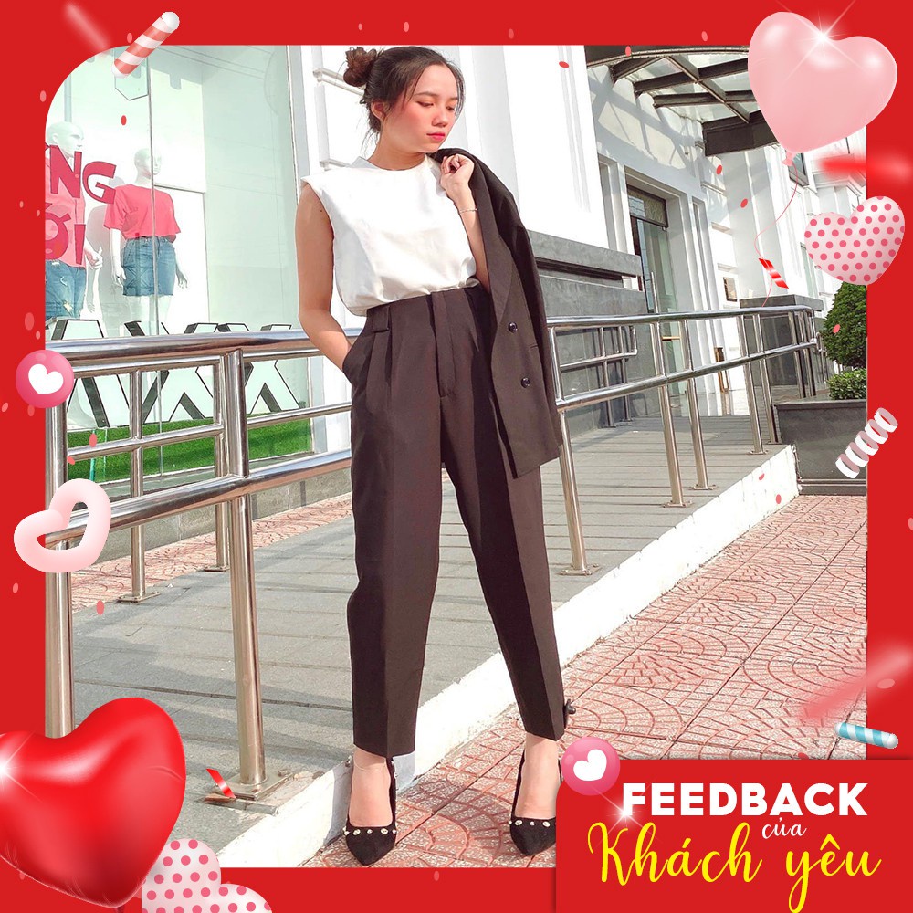 [Mã WABRGUM giảm 10% tối đa 30K đơn 99K] Áo nữ không tay đệm vai GUMAC thanh lịch sang trọng AA12100