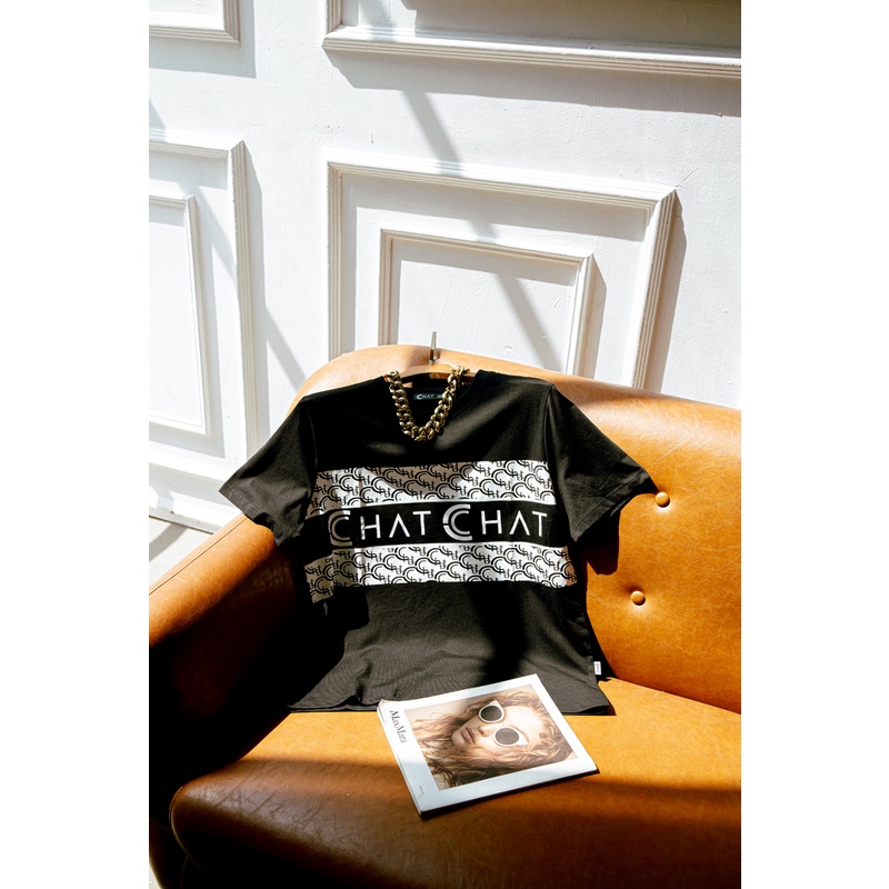 Áo thun nữ T-shirt in Cchat full CCHAT