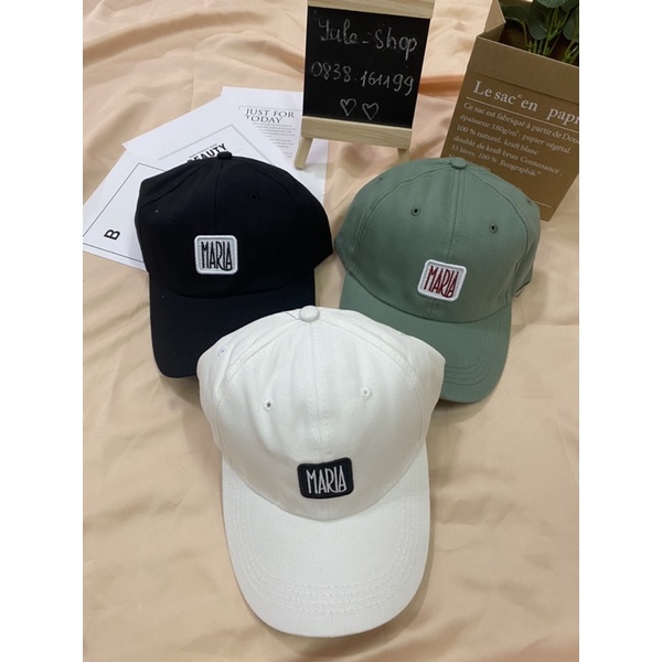 Mũ nón 3 màu maria có sẵn phong cách Hàn Quốc Unisex Nam Nữ 2023