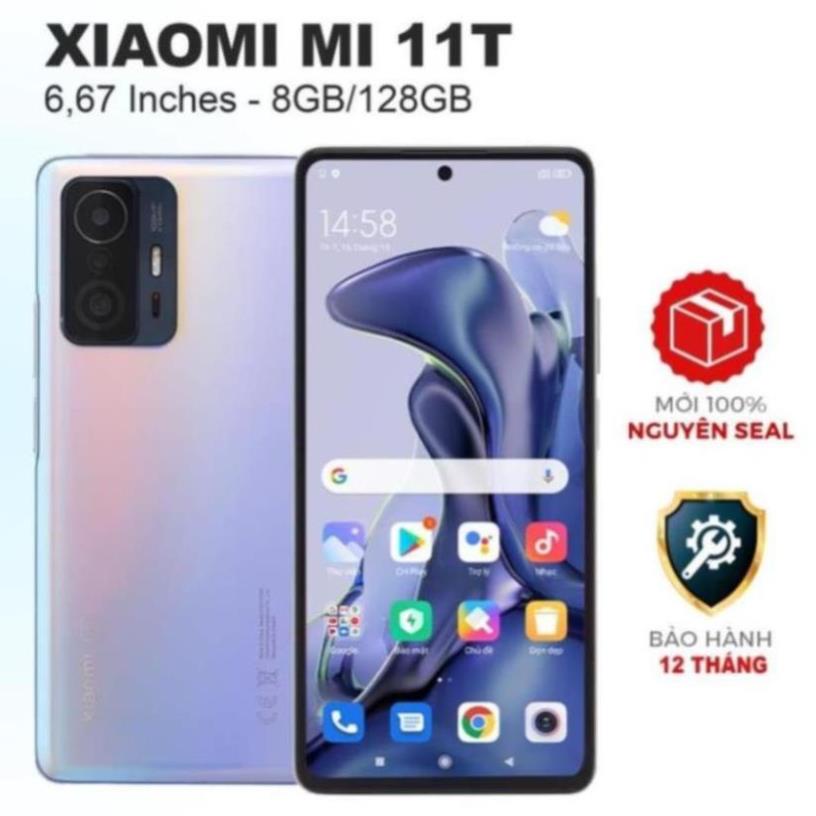 Điện thoại Xiaomi 11T 5G (8GB/128GB) Chính hãng mới 100% Có Tiếng Việt - 1 Đổi 1 - BH 1 Năm NCASP21