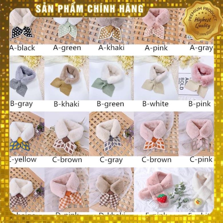de4 Khăn choàng cổ với họa tiết chấm bi xinh xắn cho bé gái