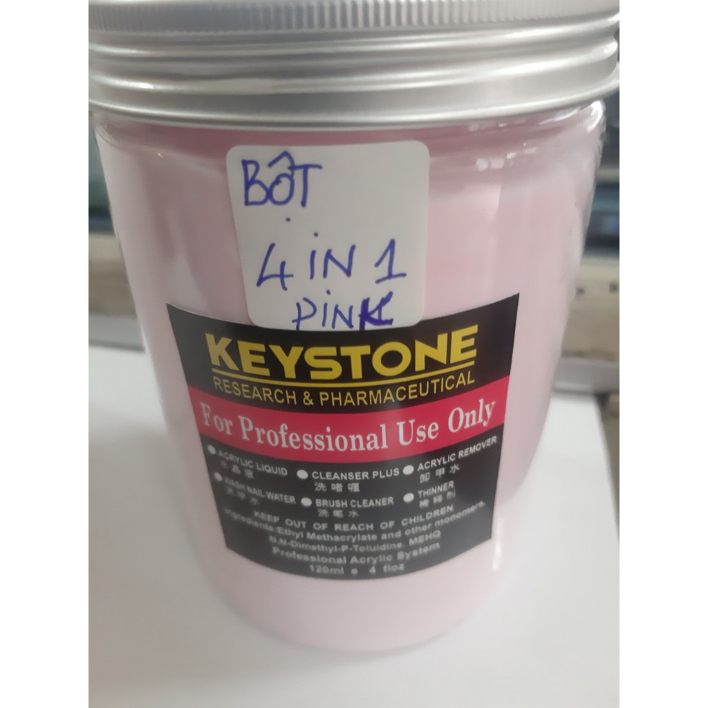 " Hàng chất lượng siêu phẩm " Bột Mỹ Keystone 4 in 1 . làm hoa , nhúng , đắp ,ombre – 500 gram 3 màu.