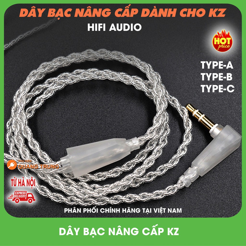 Dây bạc Kz dành cho zs3,zst,zsn,zsnpro,zsx,as12,zsnprox,cực đẹp