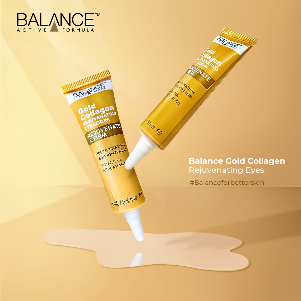 [CHÍNH HÃNG] Kem Dưỡng Da Vùng Mắt Ngừa Lão Hóa Balance Gold Collagen Rejuvenating Eye Serum 15ml