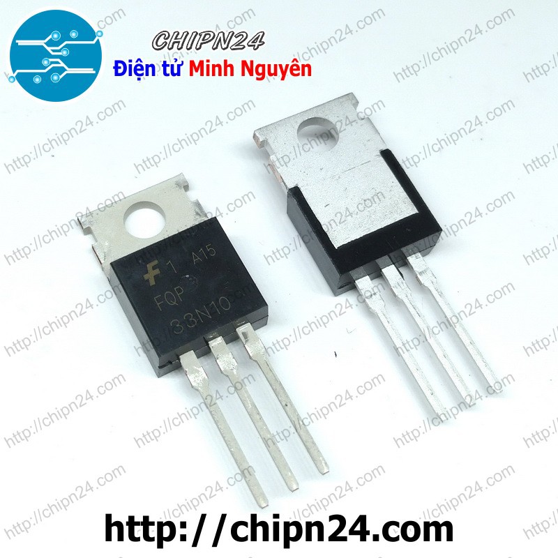 [2 CON] Mosfet 33N10 TO-220 33A 100V Kênh N (FQP33N10 FQP 33N10)