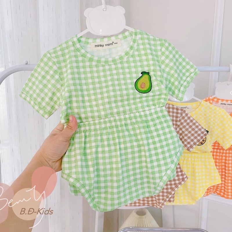 Bộ chip co giãn mềm mịn mát cho bé từ 4-18 kg