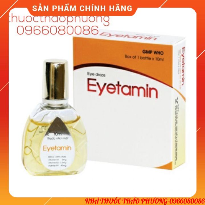 ✅Dung dịch nhỏ dưỡng mắt bổ sung vitamin Eyetamin⚡️Freeship từ 50k⚡️chống mỏi mắt,khô mắt,tăng thị lực,giảm ngứa mắt....