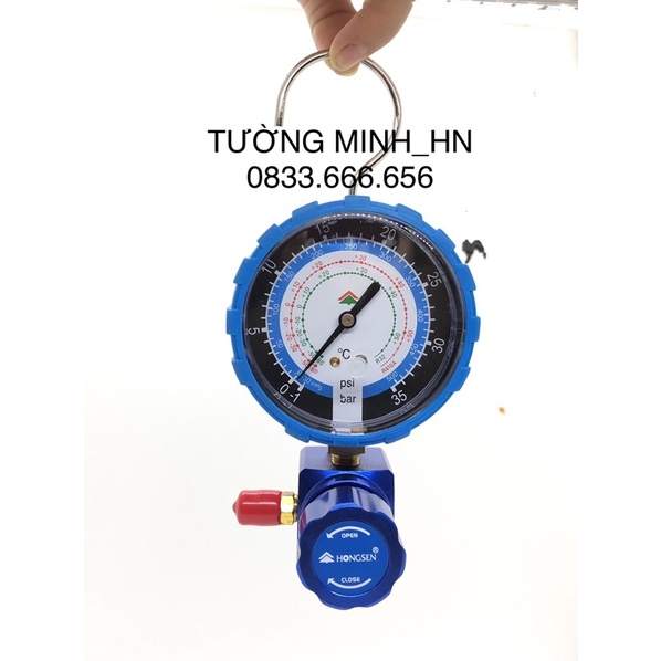 Bộ đồng hồ nạp gas lạnh điều hoà, tủ lạnh cao cấp (đồng hồ nạp gas cho thợ điện lạnh)