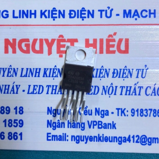 Set 5  con IC khuếch đại âm thanh TDA2030.