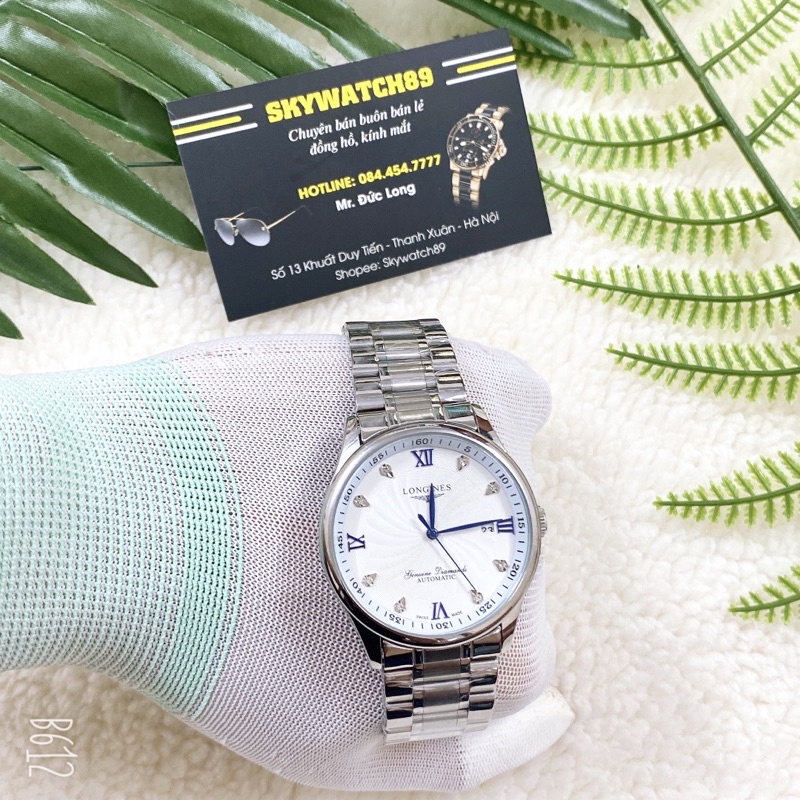 Đồng hồ cơ nam LG1290 dây kim loại máy cơ tự động thiết kế sang trọng | BigBuy360 - bigbuy360.vn