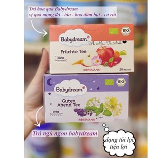 Trà thảo mộc giúp bé ngủ ngon Babydream - Đức (hộp 20 gói)