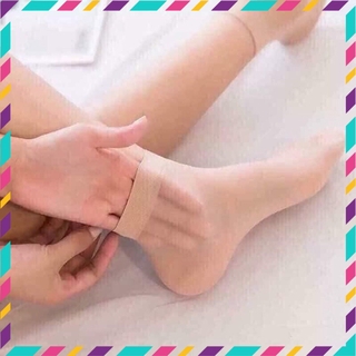 Combo 10 đôi tất giấy Hàn Quốc siêu dai có đen và da