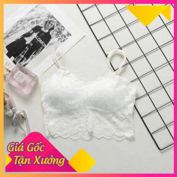 Áo Bra Ren Hoa 2 Dây Đẹp Gợi Cảm