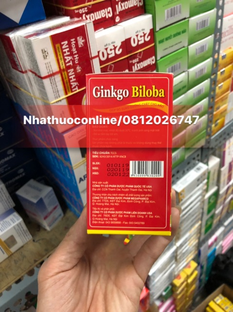 BỔ NÃO GINKGO BILOBA(sản phẩm này không phải là thuốc không có tác dụng thay thế thuốc chữa bệnh) | BigBuy360 - bigbuy360.vn