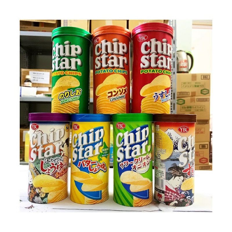 Snack khoai tây Chip Star YBC 50gr