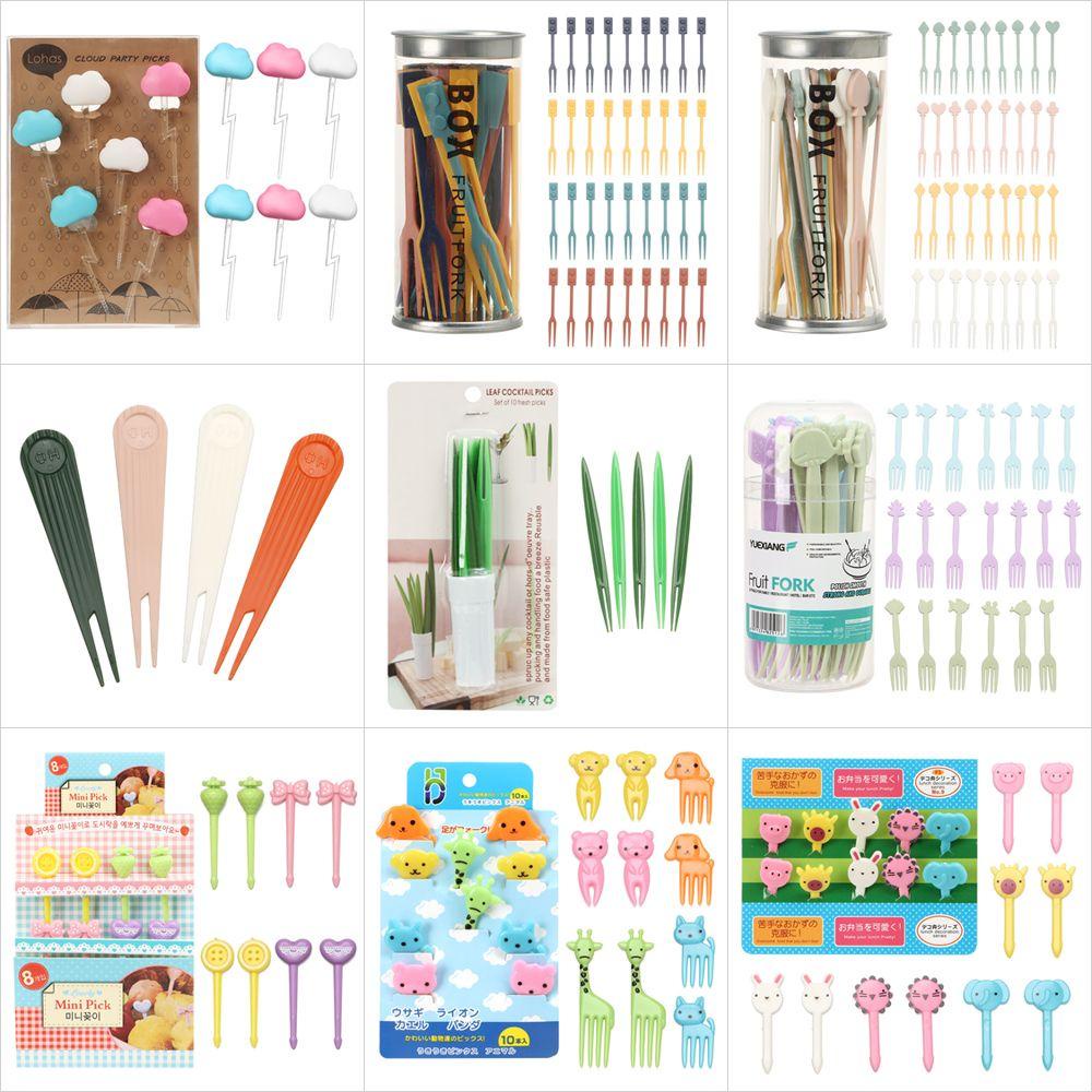 Nĩa Ăn Trái Cây / Tráng Miệng Mini DIY 1 Tiện Lợi