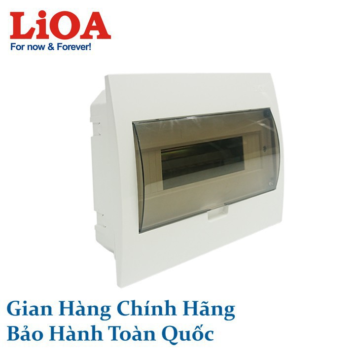 [CHÍNH HÃNG LIOA] Tủ điện LiOA đế nhựa dùng cho MCB, MCCB, RCBO chứa 8 đến 12 aptomat (SE4FC8/12LA)