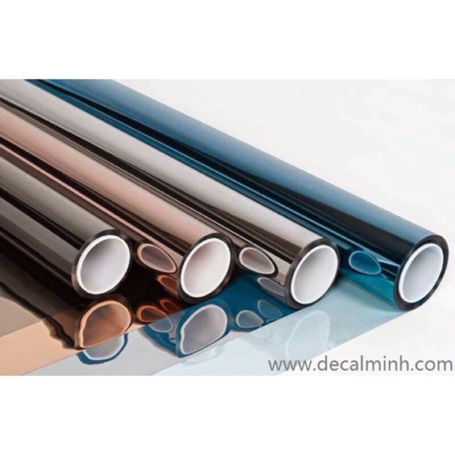 Decal phim màu cách nhiệt chống nắng UV hiệu quả dán kính cửa nhà, cửa ô tô
