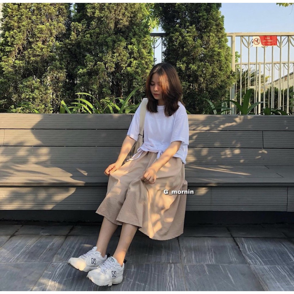 Chân váy ulzzang  dáng suông dài trơn basic, Chân váy dài dáng xòe vintage | BigBuy360 - bigbuy360.vn