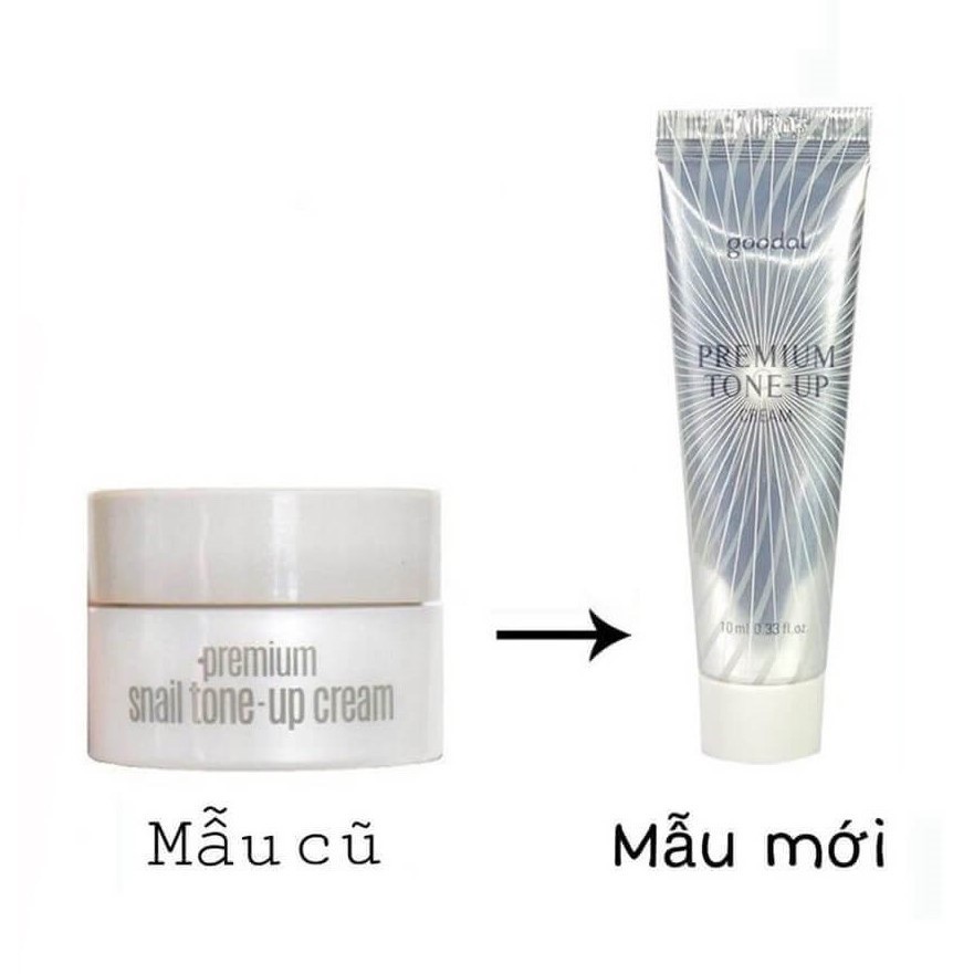 [ Mẫu 2020] Kem Dưỡng Trắng Da Cao Cấp Ốc Sên Goodal Premium Snail Tone-up Cream 10ml